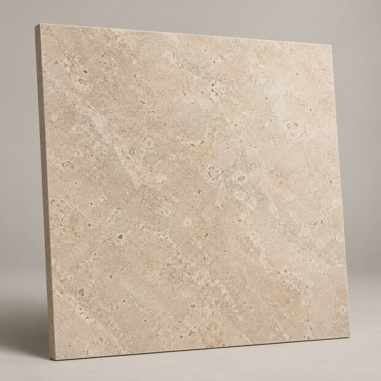 Beige stone finish floor tile